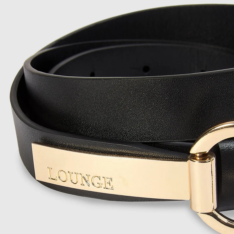Ceinture à barrette - Noir