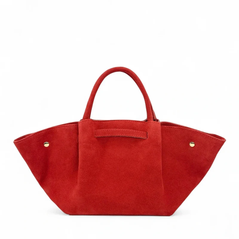Sac cabas en daim CAPRI SUEDE Capucine