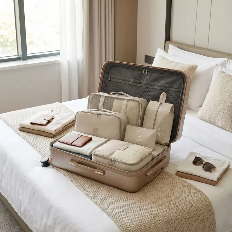 Organisateur valise | Zen Rangement Valise Optimisé 7pcs