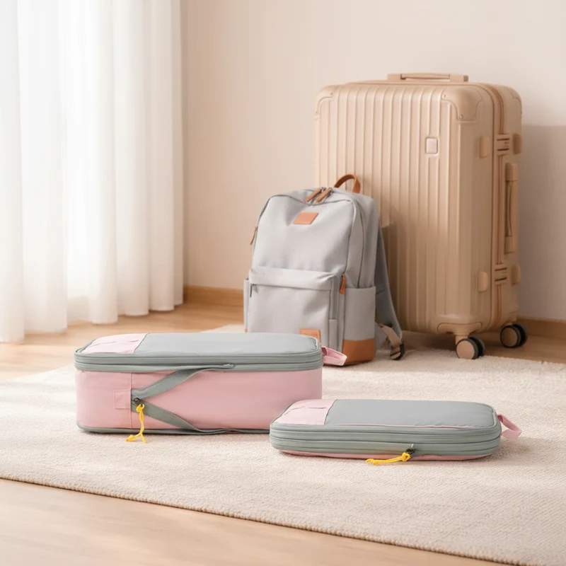 Organisateur de valise | Set de 6 pochettes pour bagages cabine et soute
