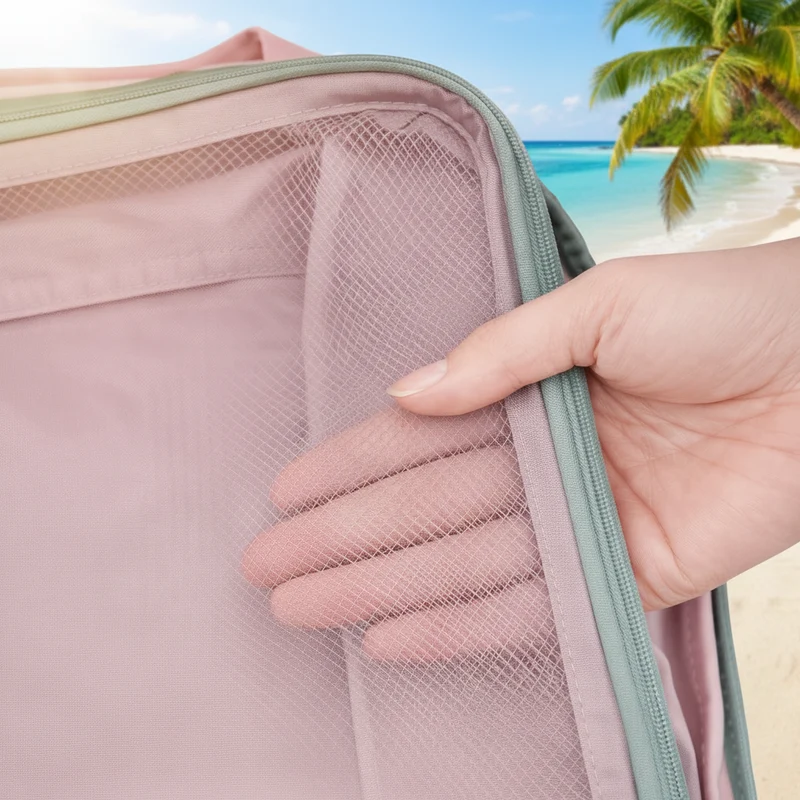 Organisateur de valise | Set de 6 pochettes pour bagages cabine et soute