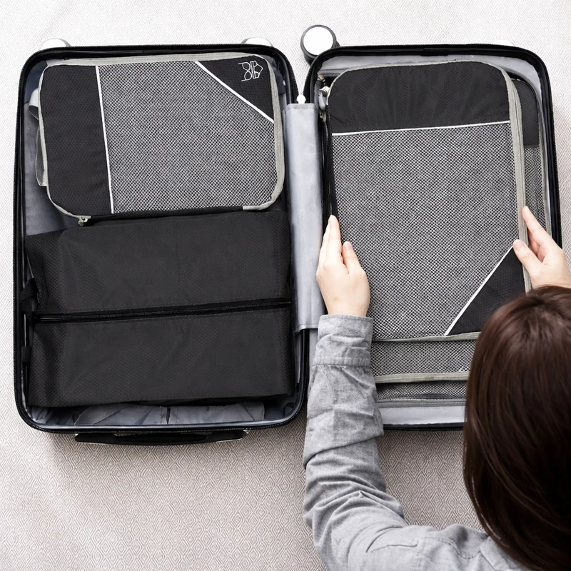 Sac de rangement pour valise | Ensemble 6 pièces ZenVoyage Organizer