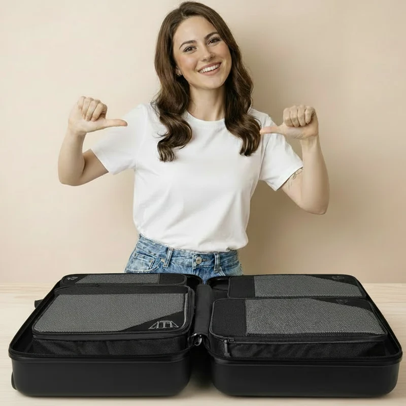 Sac de rangement pour valise | Ensemble 6 pièces ZenVoyage Organizer