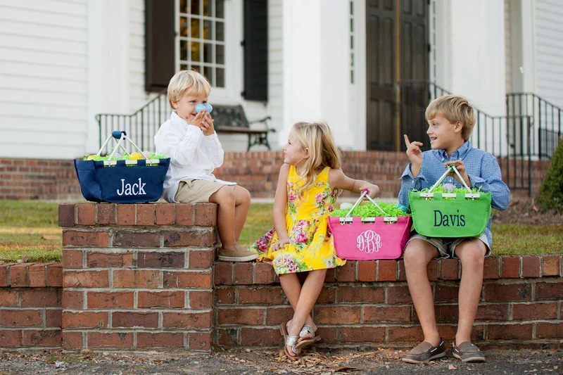 Purple Mini Market Tote - Personalized