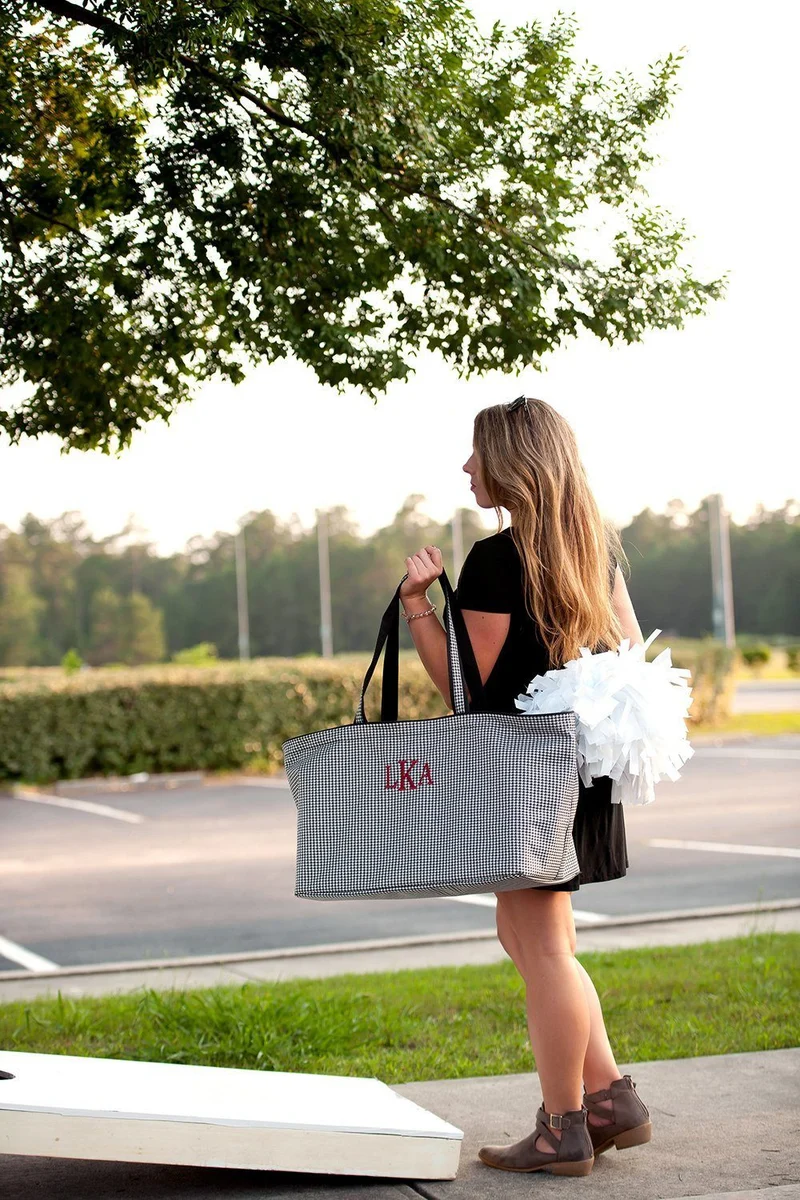 Houndstooth Ultimate Tote - Personalized