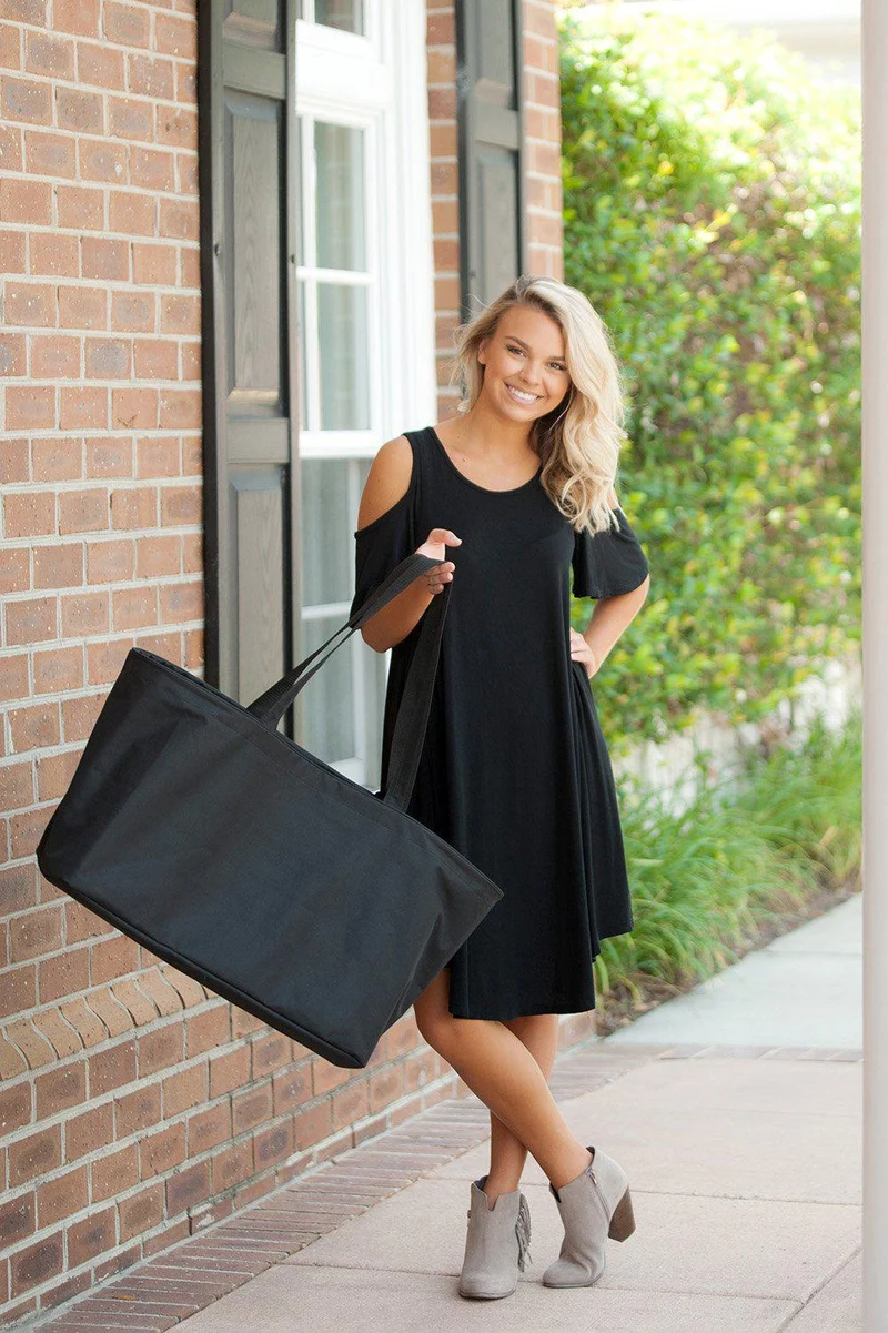 Black Ultimate Tote - Personalized