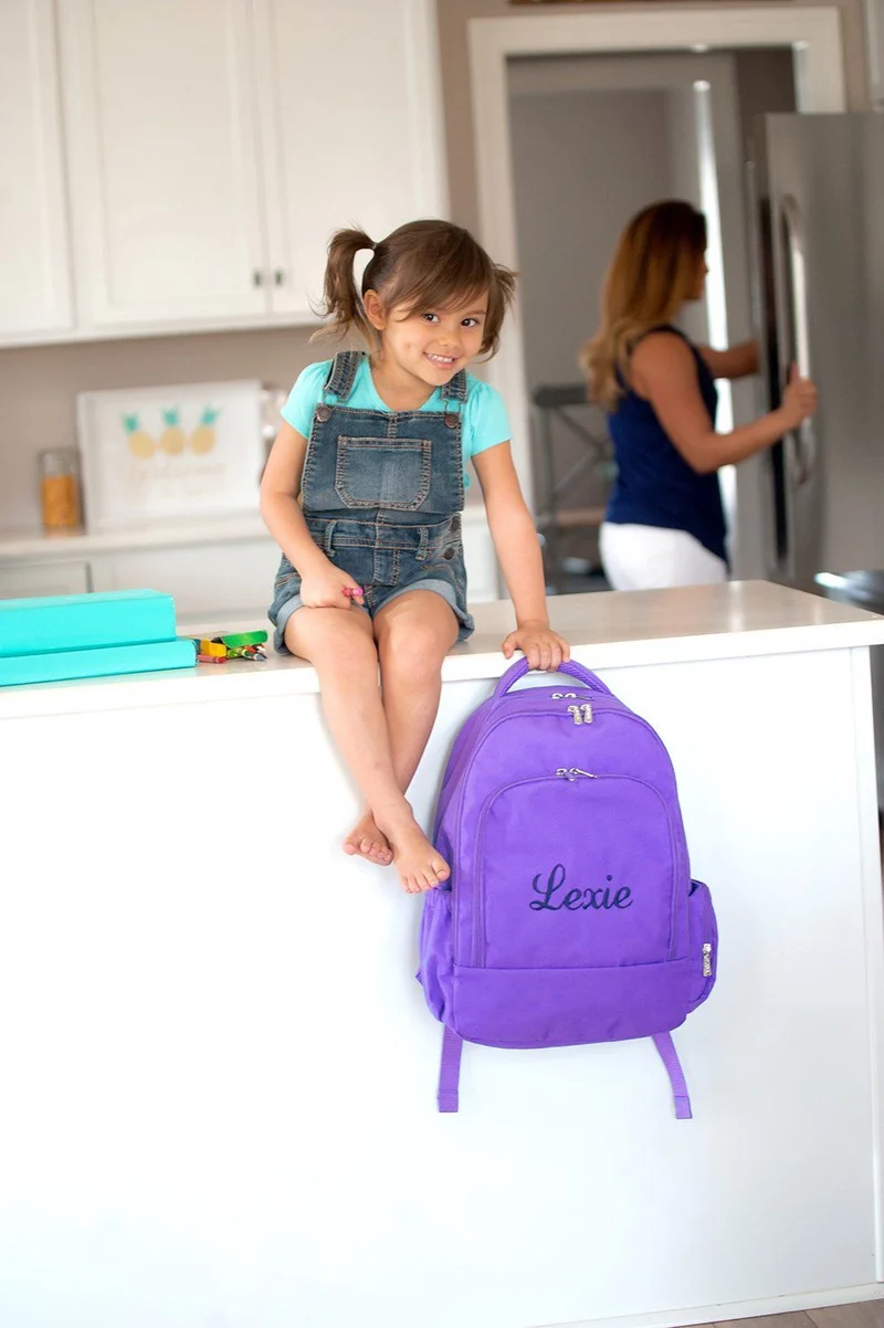 Purple Backpack - Personalized