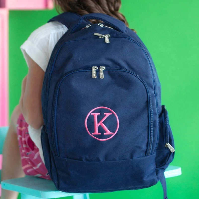 Navy Backpack - Personalized