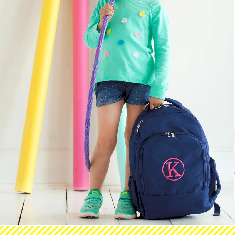 Navy Backpack - Personalized