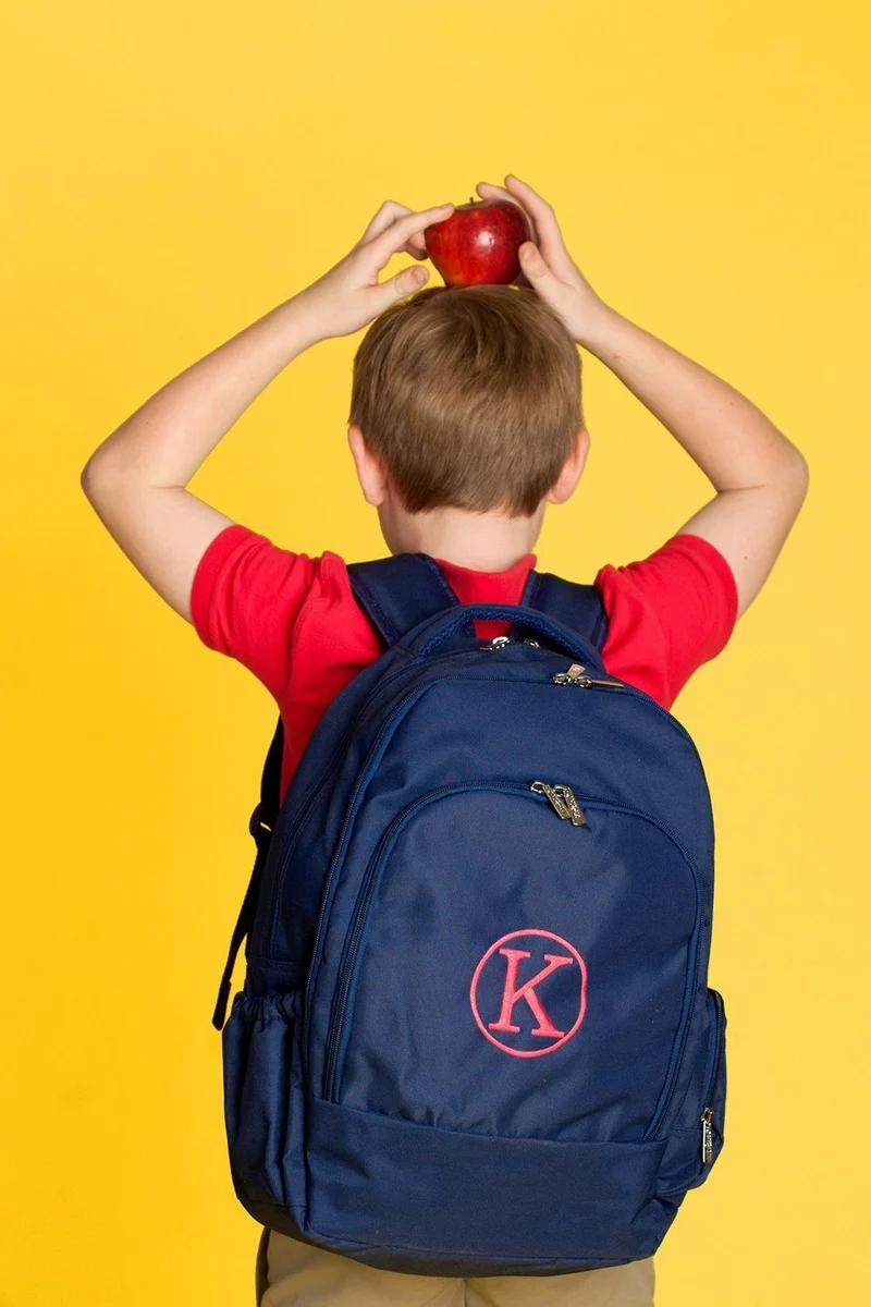 Navy Backpack - Personalized