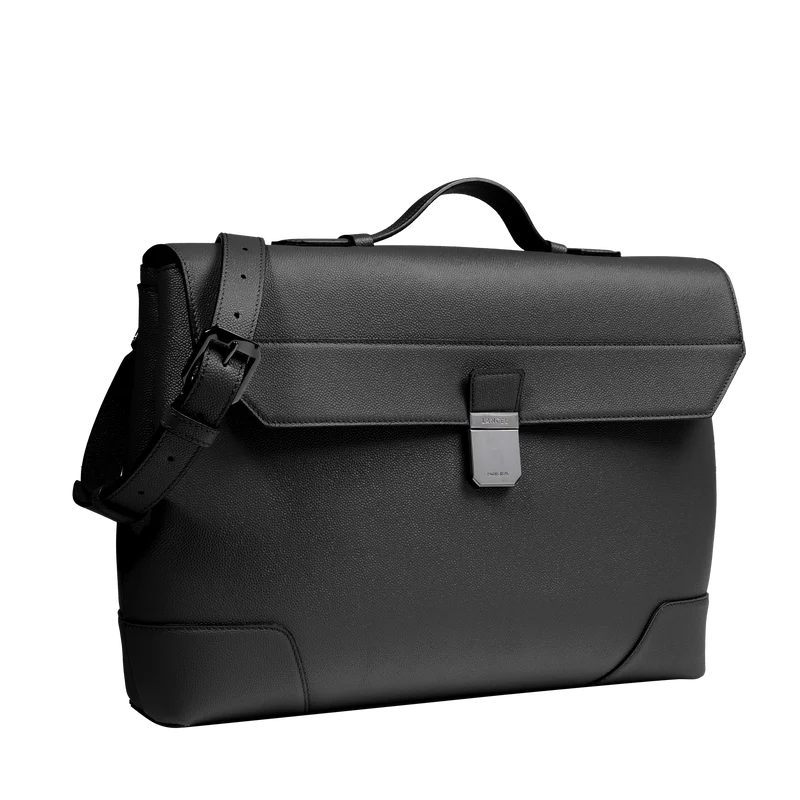 SLIM BRIEFCASE W/ FLAP & LOCK
