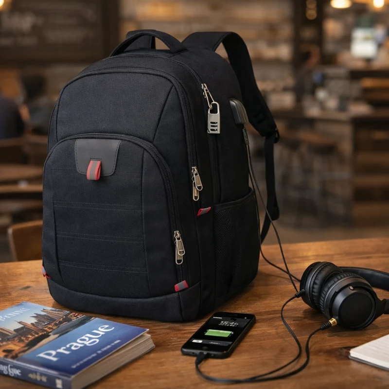 Sac à dos pour voyage | Anti-vol USB Voyage Zen