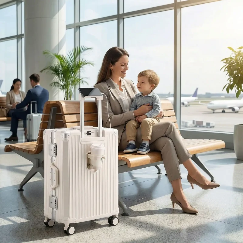 Valise Rigide | Cabine USB-C Zen Voyageur léger