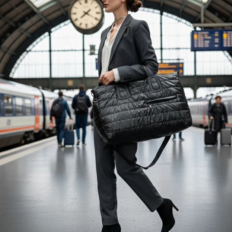 Sac de week end matelassé | ZEN Élégance & Esprit Libre