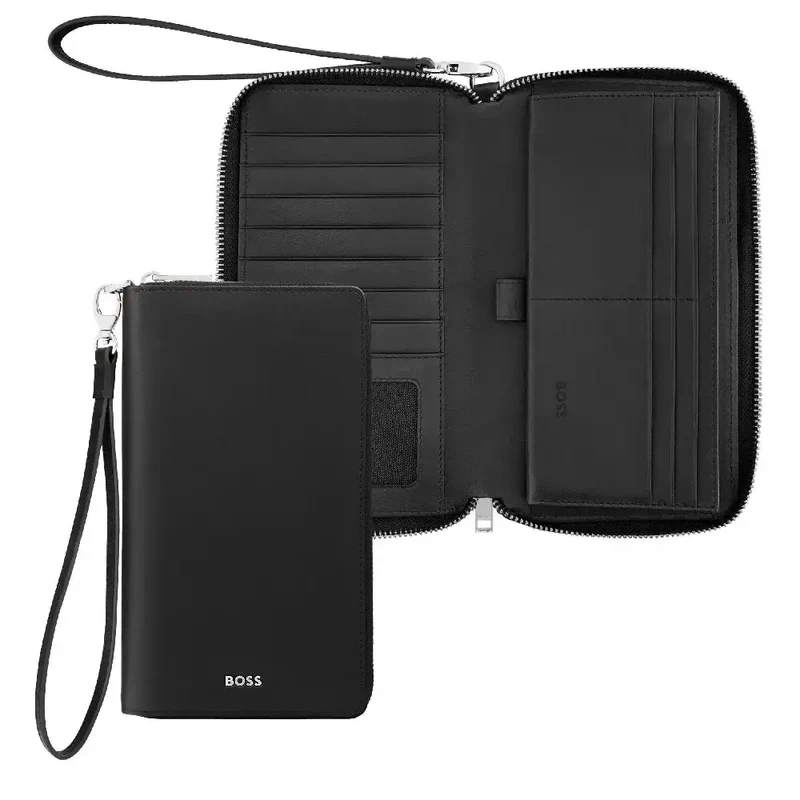 Portefeuille Voyage Hugo Boss Classic Smooth