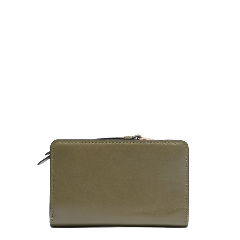 RECTANGULAR ZIP COMPACT WALLET