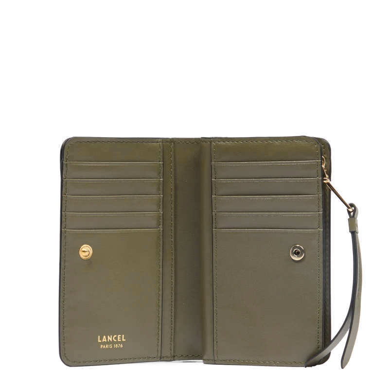 RECTANGULAR ZIP COMPACT WALLET