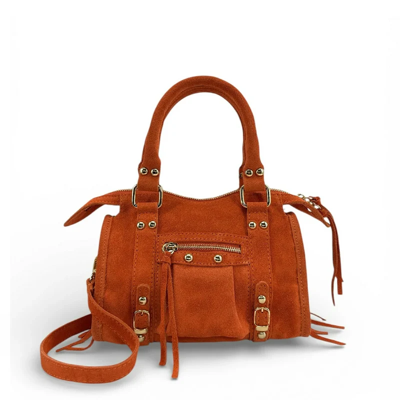Mini-sac en daim STORM SUEDE NANO Orange mandarine