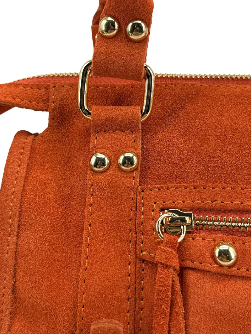 Mini-sac en daim STORM SUEDE NANO Orange mandarine