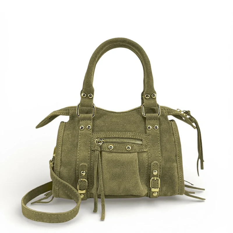 Mini-sac en daim STORM SUEDE NANO Vert kaki