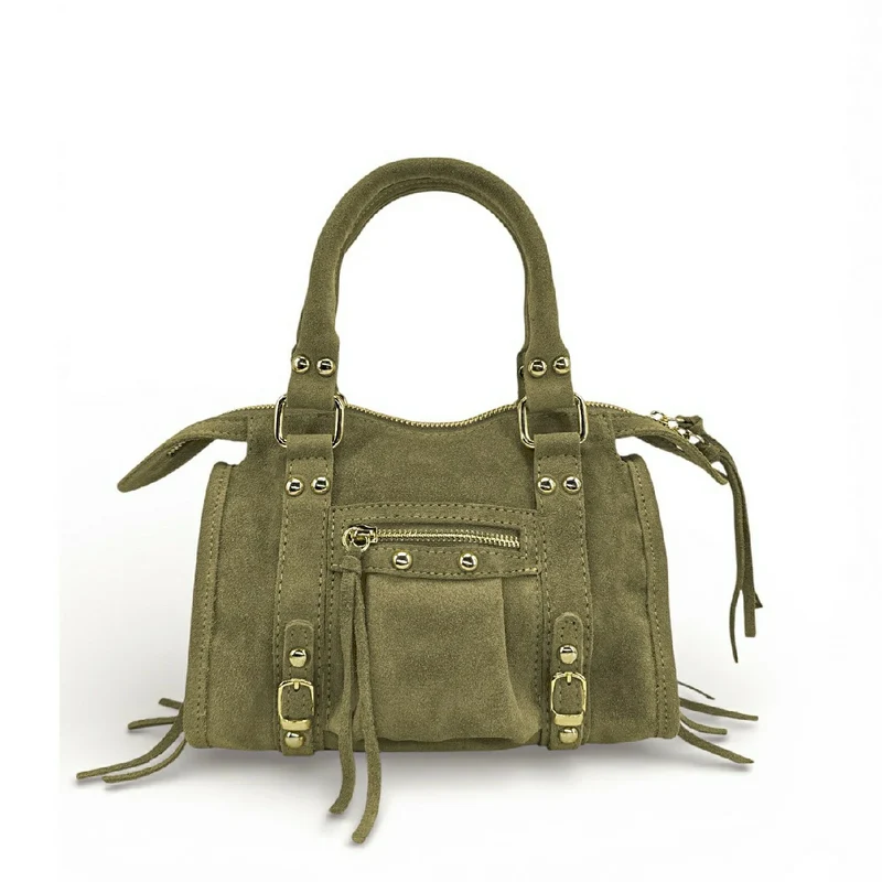 Mini-sac en daim STORM SUEDE NANO Vert kaki