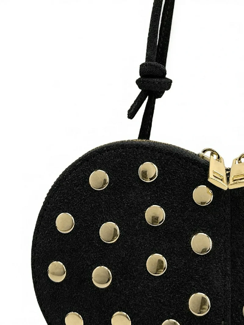Mini sac bijou en daim C'LOVE Noir