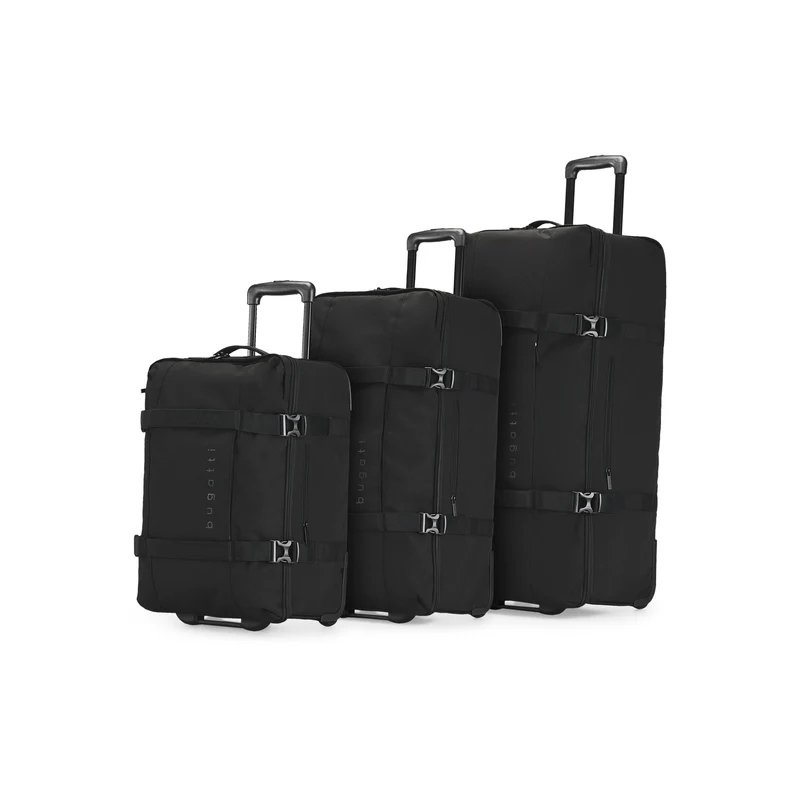 Bugatti Denver 3-Piece Travel Duffle on Wheels *Drop Ship*