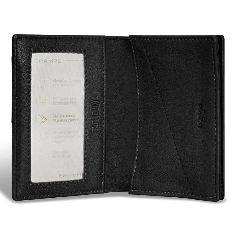 Camo / Leather Cardholder *Drop Ship*