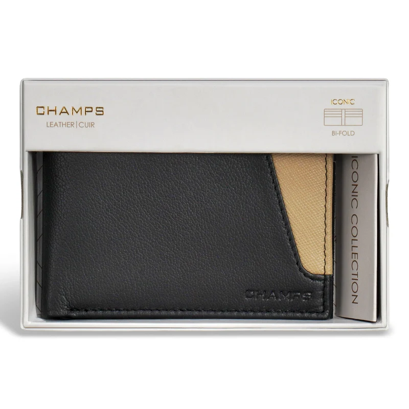 Iconic / Leather Bi-Fold Wallet *Drop Ship*