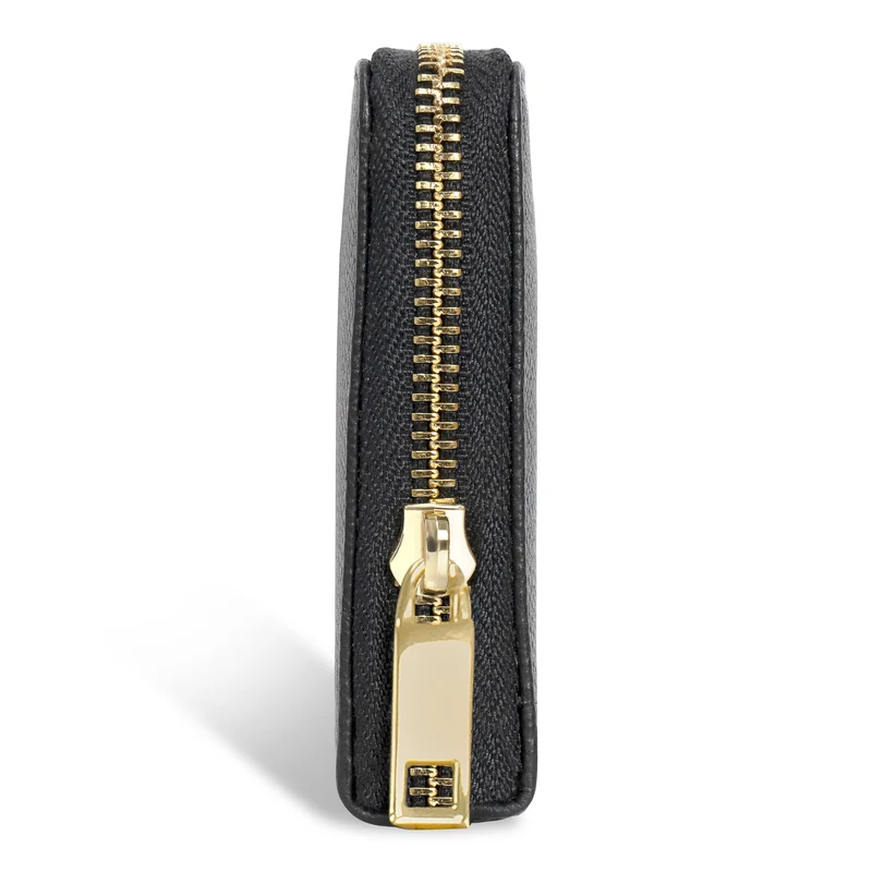 Gala / Leather Zip-Clutch Wallet *Drop Ship*