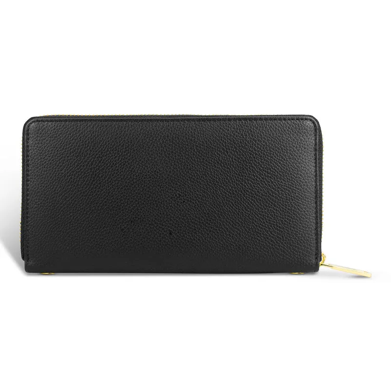 Gala / Leather Zip-Clutch Wallet *Drop Ship*