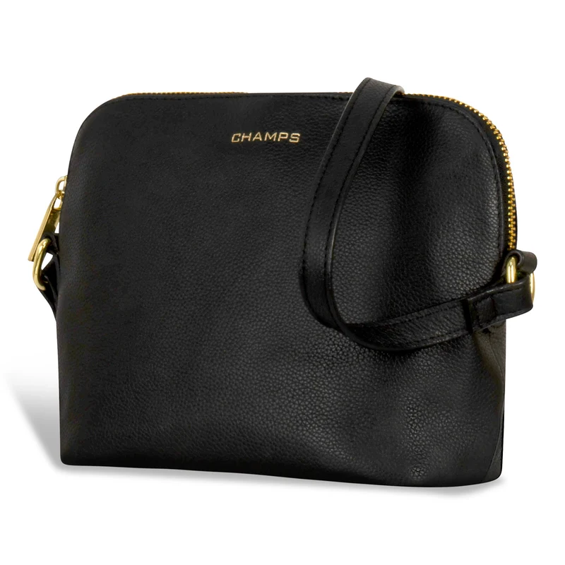Gala / Leather Top-Zip Shoulder Bag *Drop Ship*