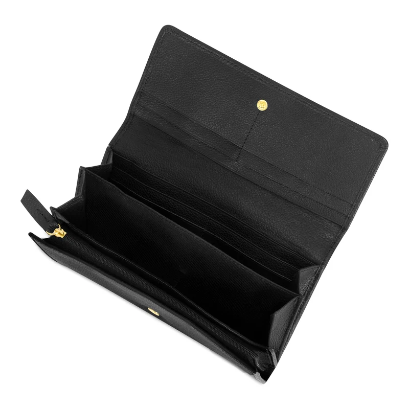 Gala / Leather Flap-Clutch Wallet *Drop Ship*