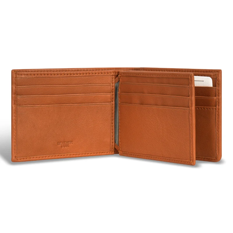 Denim / Leather Zip Around Wallet *Drop Ship*