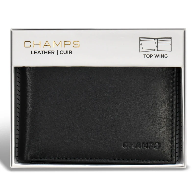 Classic / Leather Top-Wing Wallet *Drop Ship*
