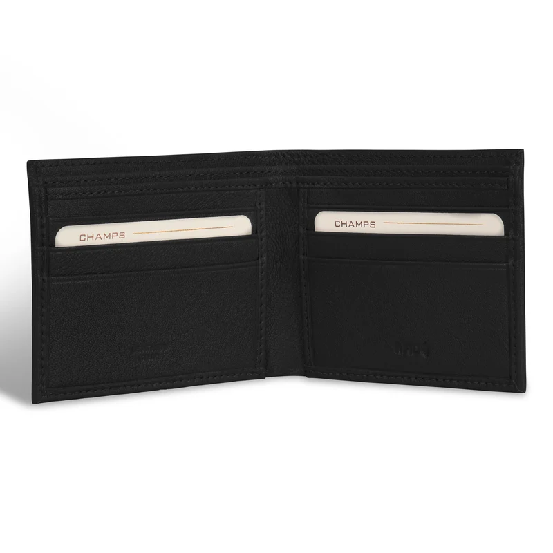 Onyx / Leather Bi-Fold Wallet *Drop Ship*