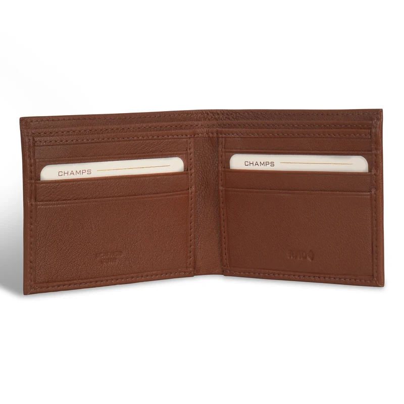 Onyx / Leather Bi-Fold Wallet *Drop Ship*