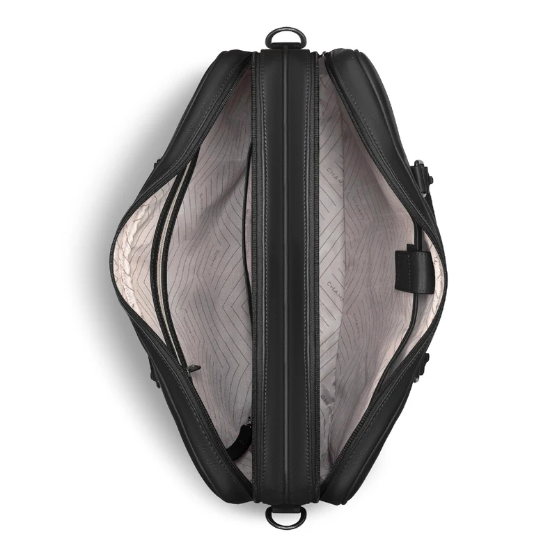 Onyx / Leather Briefcase *Drop Ship*