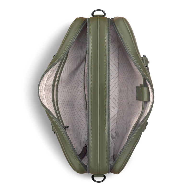 Onyx / Leather Briefcase *Drop Ship*