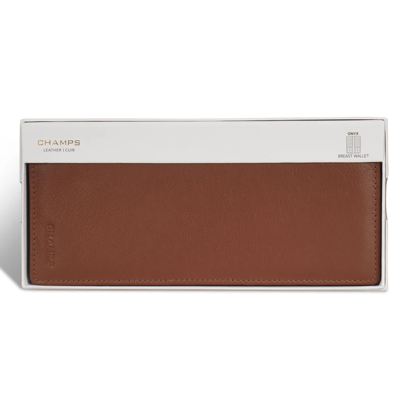 Onyx / Leather Breast Wallet *Drop Ship*