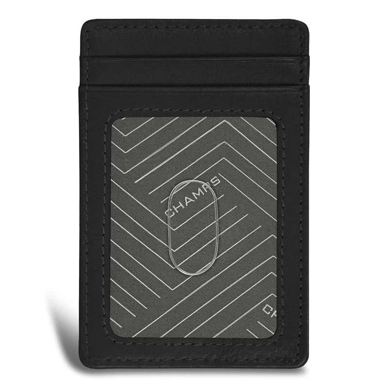 Onyx / Leather Access Card Case *Drop Ship*