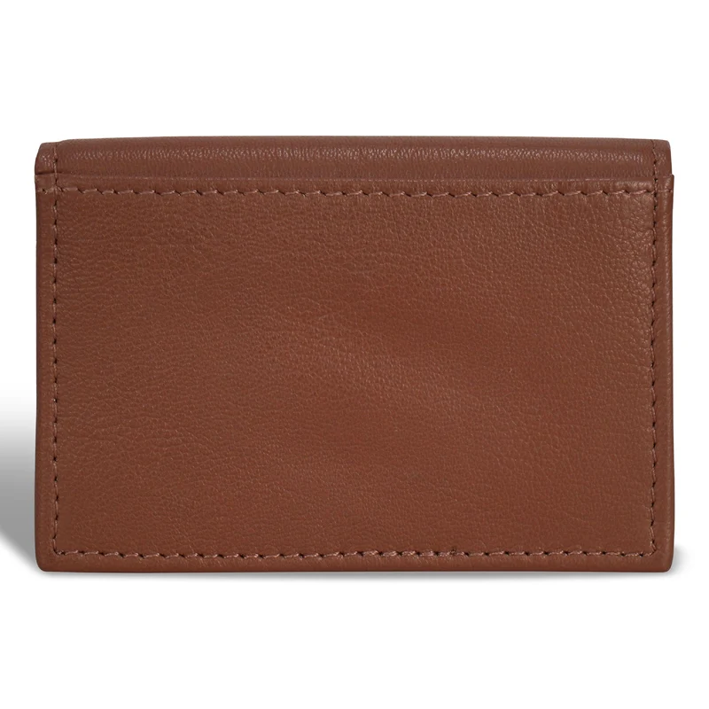 Onyx / Leather Card Case *Drop Ship*