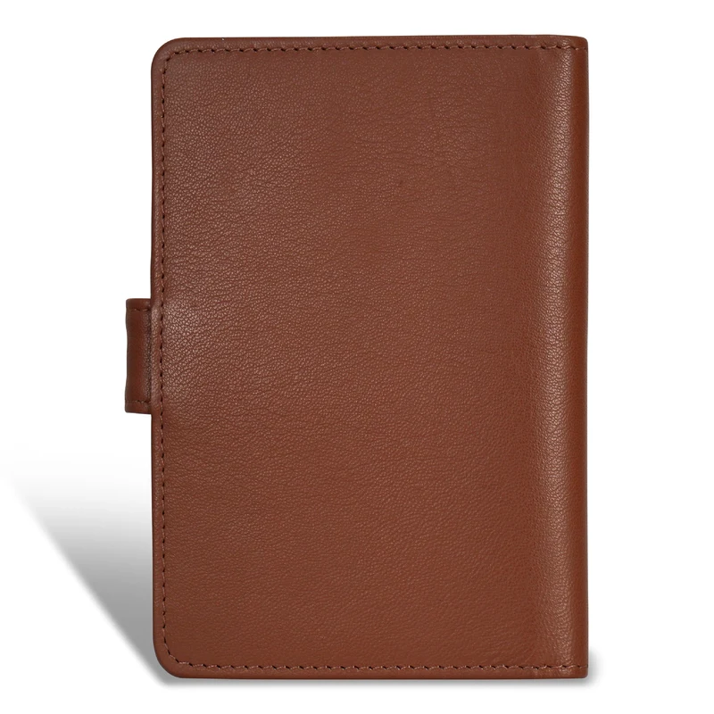 Onyx / Leather Passport Case *Drop Ship*