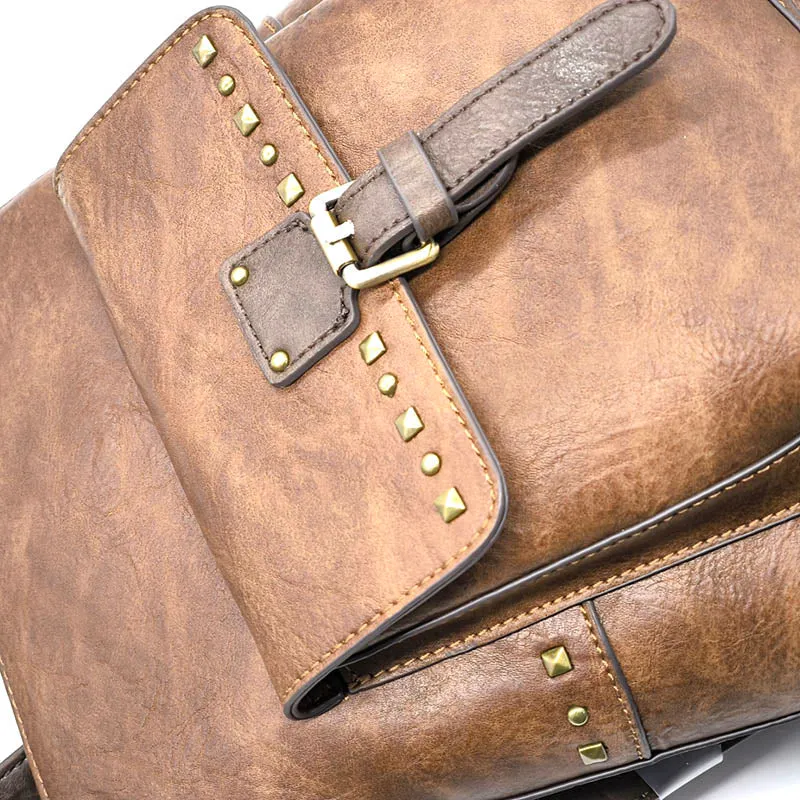 Verota petit sac à dos femme vintage