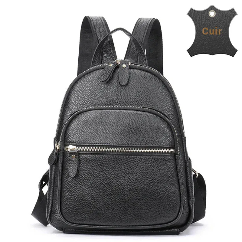 Zenium petit sac à dos femme cuir
