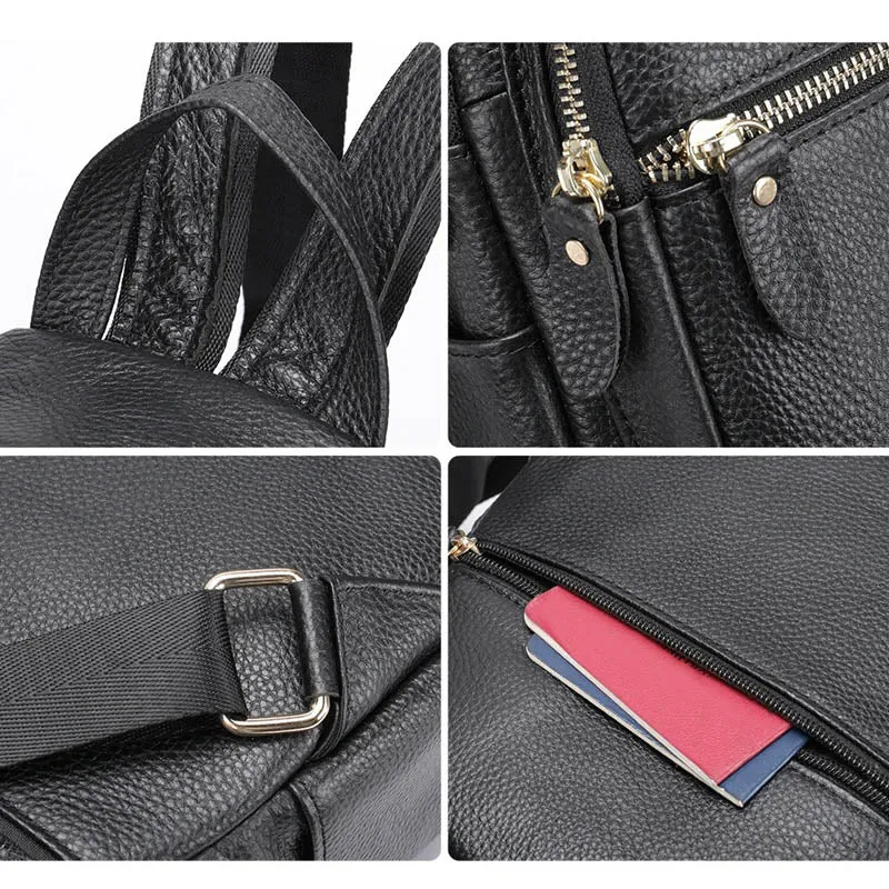 Zenium petit sac à dos femme cuir