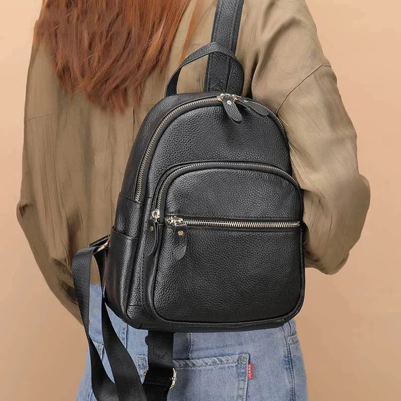 Zenium petit sac à dos femme cuir