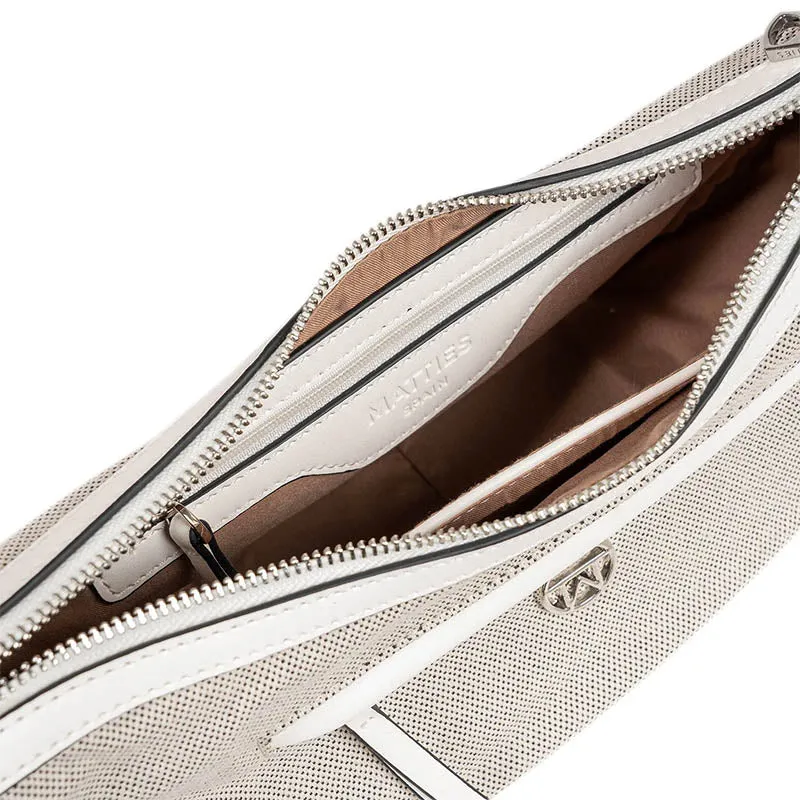Dalias petit sac bandoulière toile femme