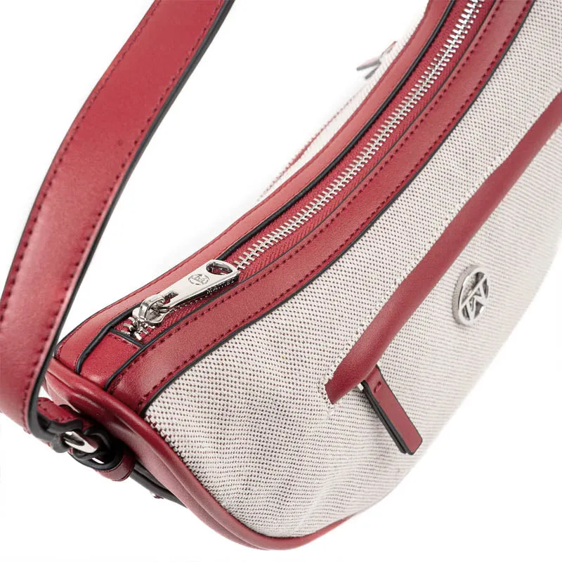 Dalias petit sac bandoulière toile femme