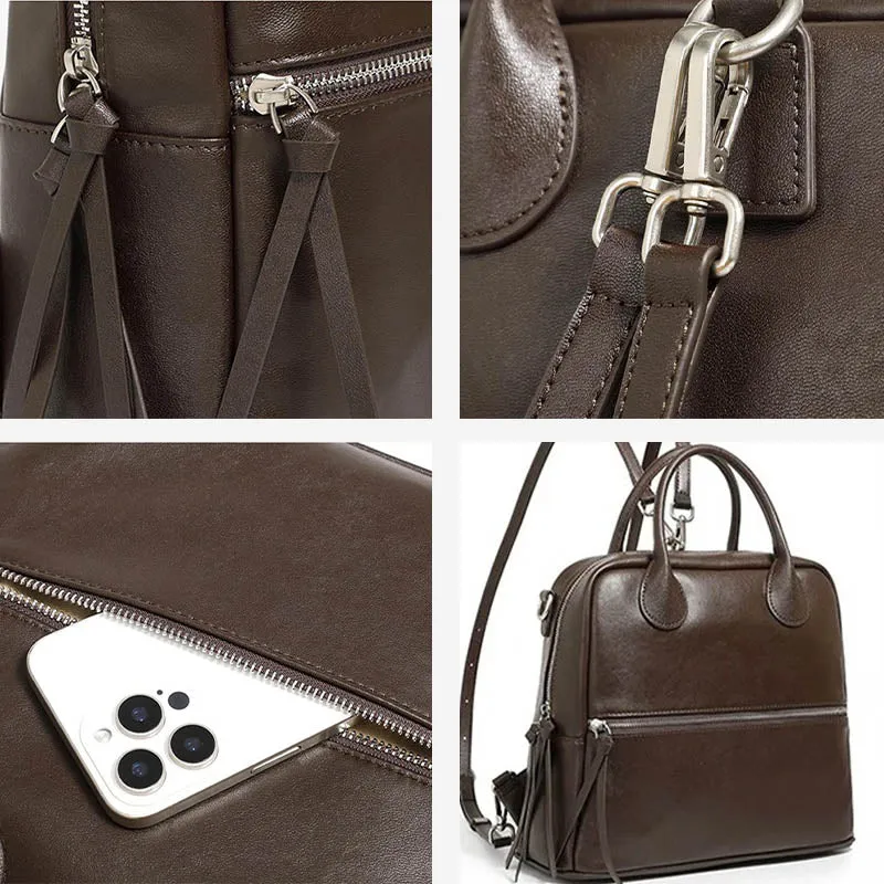 Fanny petit sac à dos femme cuir